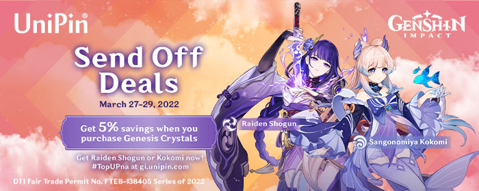 Send Off Deals - Raiden Shogun and Kokomi (PH)